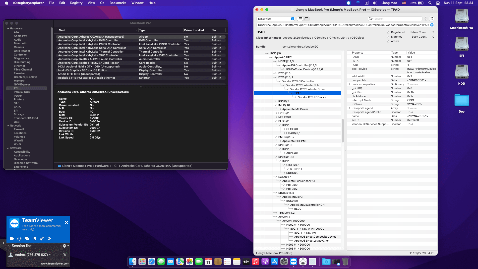 Acer Predator Helios 300 PH317 51 76PN [KabyLake   Intel HD 630 + I2C]   OpenCore 1
